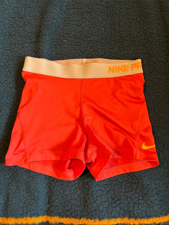 Nike Pants - Nike Bright Red/orange Training Shorts